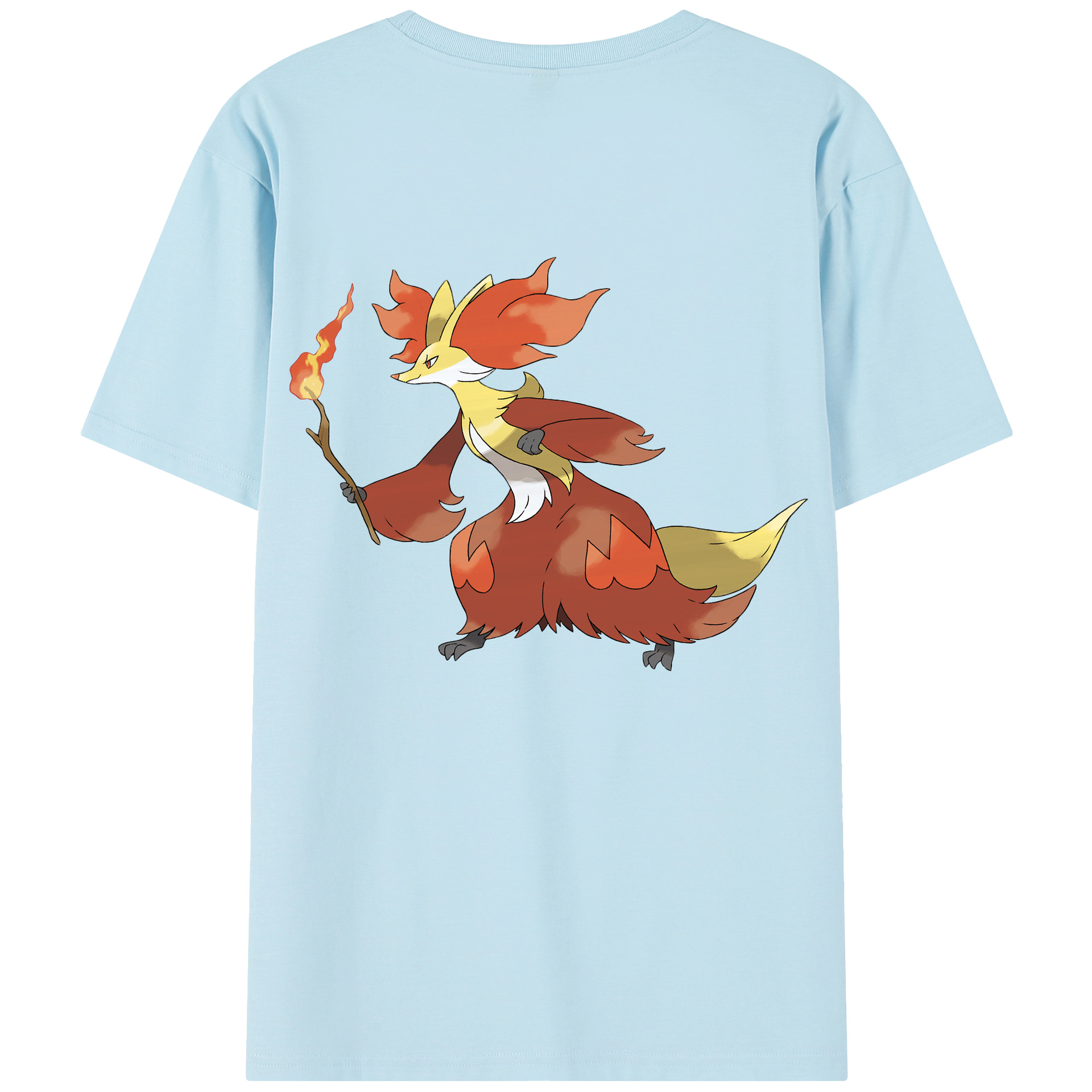（画像用） ポケットモンスター Pokémon 綿100％半袖Tシャツ（背面プリント）